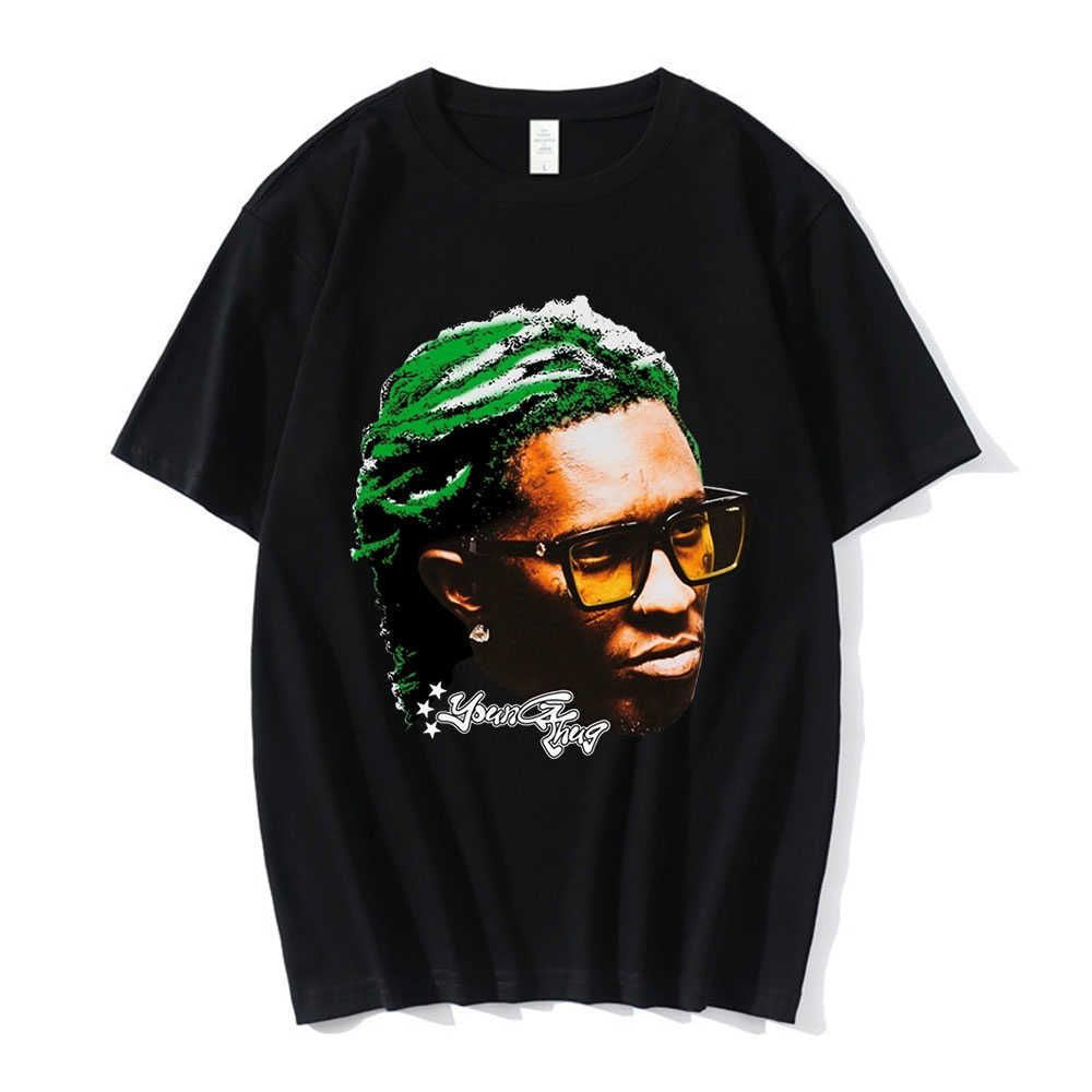 Mens T-Shirts Rapper Young Thug Graphic T Shirt Men Women Fashion Hip Hop Street Style Tshirt Summer Casual Short Sleeve Tee Shirt Oversized J230705